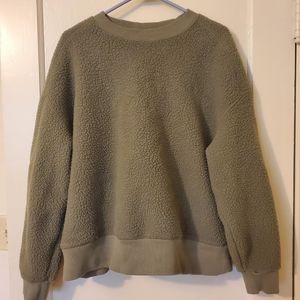 EVERLANE ReNew Teddy Oversized Crew Neck